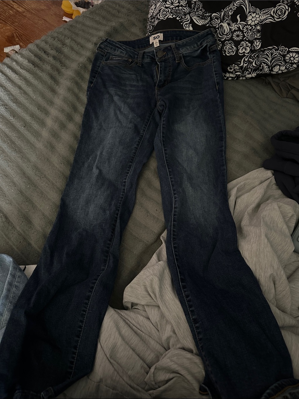 SO Dark Blue Flare Jeans - Women's